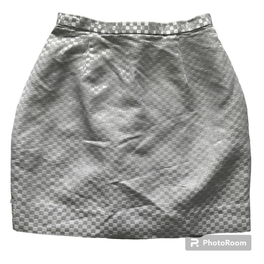 Vintage Bibbo Checkered Pencil Skirt
